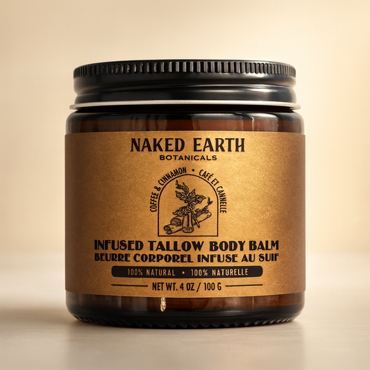 Coffee & Cinnamon Infused Tallow Body Balm
